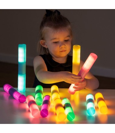 12 šviečiančių lazdelių rinkinys