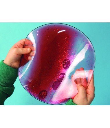 Spalvoti skirtuliai šviesos stalui 19cm., 7vnt.