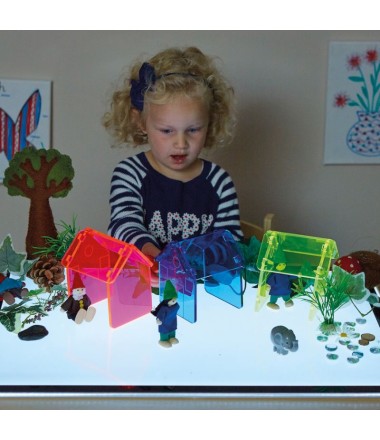 Rinkinys šviesos staliukui ''Nameliai'' 3vnt.